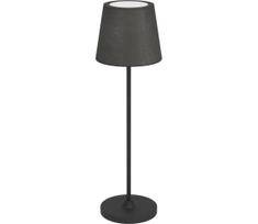 Eglo 75938 - LEONERO įkraunamas reguliuojamo ryškumo LED stalinis šviestuvas, 3,8 W/5 V, 2000 mAh, juodas