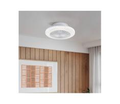 Eglo 35145 - LED reguliuojamas lubų ventiliatorius MALINSKA 3xLED/12,6W/230V, skersmuo 55 cm, balta + nuotolinis pultelis