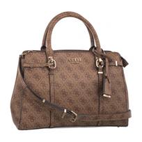 Guess Leona Logo Melit Comp Satchel HWSG99 17060 LTL Latte Logo (GU871-a) rankinė