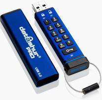 datAshur Pro 256GB USB 3.2 Gen 1 Alu Military Grade - XTS-AES 256-bit HW encryption - FIPS 140-2 L3