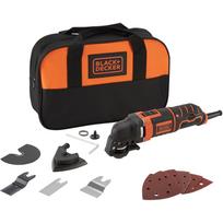 Black & Decker MT300SA2, Schneiden, Schleifen, Polieren, Rust/corrosion removing, Sägen, Kratzen, Schwarz, Orange, 10000 OPM, 101 dB, 90 dB, AC