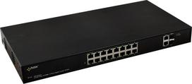 Pulsar SF116 network switch Managed Fast Ethernet (10/100) Power over Ethernet (PoE) 1U Black