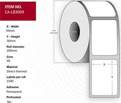 Capture Label 50x30, Core 40, | CA-LB3069 | 5706998986566
