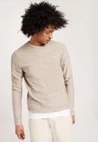 Vyriškas smėlio spalvos megztinis Jack&Jones, S