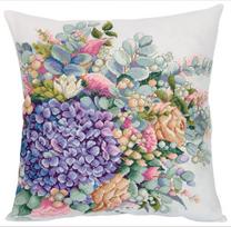 Siuvinėjimo pagalvėlės rinkinys PANNA „Hortenzija“ PPD-7303