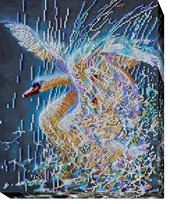 Siuvinėjimo rinkinys karoliukais „Ištikimybės šviesa“, 25×30 cm dekoratyvinei sienų puošybai