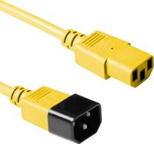 ACT AK5432 Stromkabel Gelb 5 m C13-Koppler C14-Koppler (AK5432)