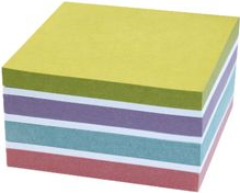 Kores Recycling Haftnotiz-Würfel Recycled Pastel Notes 75 x 75 mm, 450 Blatt, aus recyceltem Papier, haften sicher, - 1 Stück (N47463)