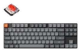 Keychron K1 Max Keyboard, Universal USB + RF Wireless + Bluetooth, QWERTY, Nordic Black