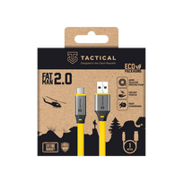 Tactical Fat Man 2.0 USB-A/USB-C Cable, 1m / yellow