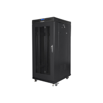 LANBERG 19" 27U Rack Stovas 600x800 Juodas su Perforuotomis Durimis LCD V2