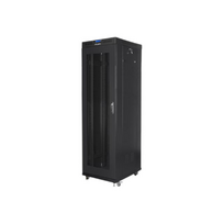 LANBERG 19" 42U Rack Stovas 600x800 Juodas su Perforuotomis Durimis LCD V2
