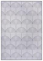 Hanse Home Pangli sidabrinis dvipusis vidaus ir lauko plokščiaaudis kilimas 80x150 cm, tinka naudoti terasoje ar balkone