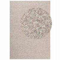 Elle Decoration Rocco kreminis daugiaspalvis kilimas 80x150 – minkštas, skalbiamas plokščio audimo