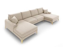Minkštas kampas Mazzini Sofas Madara, smėlio spalvos