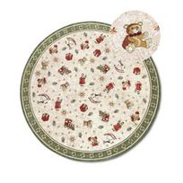 Villeroy & Boch Toy's Delight žalias įvairiaspalvis apvalus kilimas 200 x 200 cm