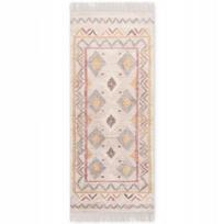 Elle Decoration Roya kreminis daugiaspalvis kiliminis takelis 80x200