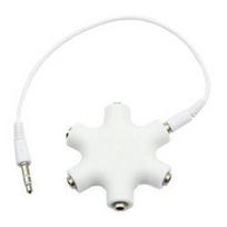 Ausinių skirstytuvas Aptel SoundShare 6, 3,5 mm, 5 išvestys