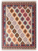 Hanse Home Kamal kreminis daugiaspalvis vilnonis Kilim kilimas 200x290