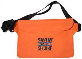 Swim secure waterproof bum bag orange