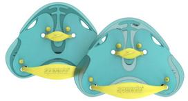 Speedo biofuse finger paddle arctic glass geltona/mėlyna