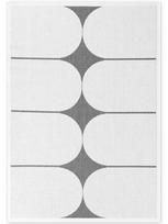 Hanse Home Duet dvipusis kilimas naudoti viduje ir lauke Bowen juodas baltas 160x230