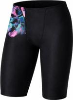 Speedo placement printed jammer gitchy garden / black l - uk36