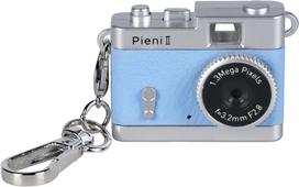 Kenko Pieni II Nemophila Skaitmeninis Žaislinis Fotoaparatas su Nuotraukų ir Vaizdo Įrašymo MicroSD Kortele 446843 Raktų Pakabukas, 1,31 Megapikselio, Galimybė, Lizdas, juoda