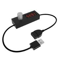 Patogus USB laikmačio jungiklio laidas Mėgaukitės tiksliu elektroninių prietaisų, tokių kaip ventiliatorius ir lempa, išjungimo valdymu 1