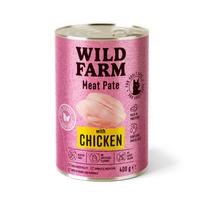 WILD FARM Paštetas su vištiena 400g - maistas katėms be glitimo