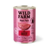 WILD FARM Paštetas su jautiena 400g - maistas katėms be glitimo