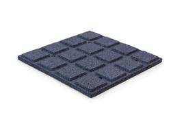 Guminės plytelės 500 x 500 x 30 mm pilkos spalvos