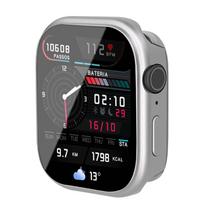 Alloy Case For Apple Watch Series 11 10 42mm 46mm Screen Protector Cover For IWatch Ultra 3 49mm 9 8 7 45mm 6 5 4 SE3 2 1 44mm 44mm Series 654SE sidabras
