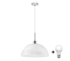 LED pakabinamas šviestuvas ant laido 1xE27/60W/230V baltas/skaidrus
