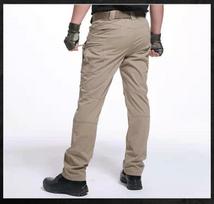 Men's Tactical Outdoor Camo Windbreaker Pants for Cycling, Sports, Hiking, and Work L