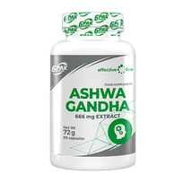 6PAK Ashwagandha 666 mg - 90 kapsulių