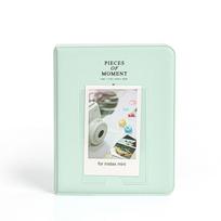 64 Pocket Photo Album Instant Camera 3 inch Pictures Storage Case Stamps Tickets Card Organizer for Fujifilm Instax Mini 12/11/9 žalia