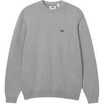Levis paprastas patogus laisvas ilgomis rankovėmis megztas megztinis vyriškas megztinis pilkas 0002E-0000 XL