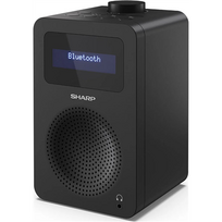 Sharp DR-430(BK) Digital Radio, FM/DAB/DAB+, Bluetooth 5.0, Midnight Black | Sharp | Digital Radio | DR-430(BK) | Bluetooth | Mi