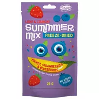 Mangų, braškių ir šilauogių mišinys šaltyje džiovinti 25g SUMMMER