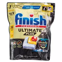 Indaplovių kapsulės FINISH ULTIMATE LEMON, 36 vnt.