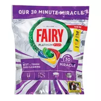 Automatinių indaplovių kapsulės FAIRY Platinum+ Lemon Miracle, 31vnt