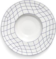 Serax Gilios lėkštės Nido 02, 28 cm, balta ir mėlyna, 2 vnt.