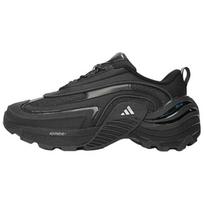 Adidas Wonder Runner Turbo Patogus audinys Sintetinė oda Patvarūs žemi bėgimo bateliai Unisex bėgimo bateliai Juodi JS3744 36