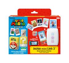 Fujifilm Instax Mini Link3 išmaniojo telefono spausdintuvas su klaustuko dizaino silikoniniu dėklu MINI LINK3 NS (INS MARIO)