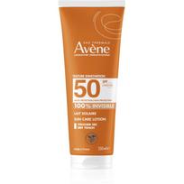 Avène Sun Care Lotion 100% Invisible vandeniui atsparus pienelis nuo saulės SPF 50 250 ml