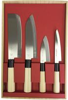 Yakusel Seki Tsubazo Peilis Santoku Nakiri Ko Deba ir Petty Japoniški Peiliai ir Kiti Nerūdijančio Plieno Gaminiai 30046 4 Vienetų Rinkinys Peilis, Peilis, Peilis,
