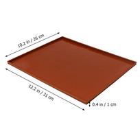 Cake Roll Bake Mold Brown Double-Sided Food Grade Silicone Flexible Non-Stick Reusable Cake Rolling Mold Essential for Home oranžinė