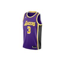 Jordan NBA Anthony Davis Ne. 3 Lakers Krepšinio Greitai Džiūstanti Ventiliatoriaus Liemenė Vyriški Viršutiniai Drabužiai Violetinė CV9481-511 S blue
