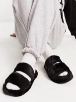 ASOS Moteriškos kambarinės šlepetės, ASOS DESIGN ZION DOUBLE STRAP SLIDER